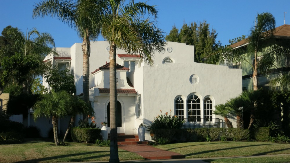 A Mission Revival home in the Mission Hills area of San Diegol