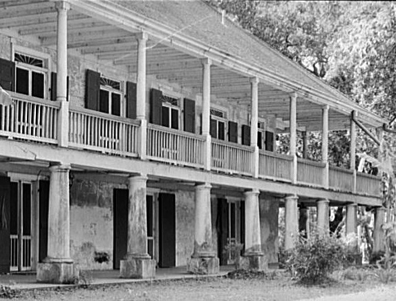 Two-Story Wrap Around Porch on Tidewater Plantation