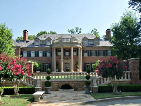 Mansion with well-proportioned porch