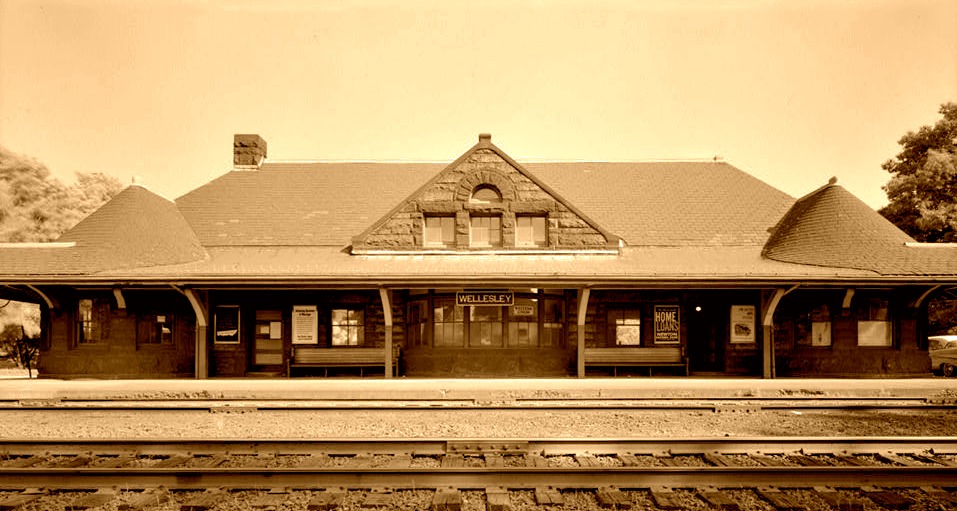 Wellesley (MA) RR Station - Boston and Albany Line, 