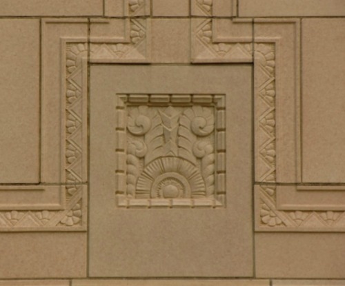 Art Deco Tiles Decorate Will Rogers Highschool in Tulsa, Oklahoma