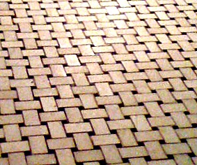 basket weave tile pattern - bathroom tile design ideas
