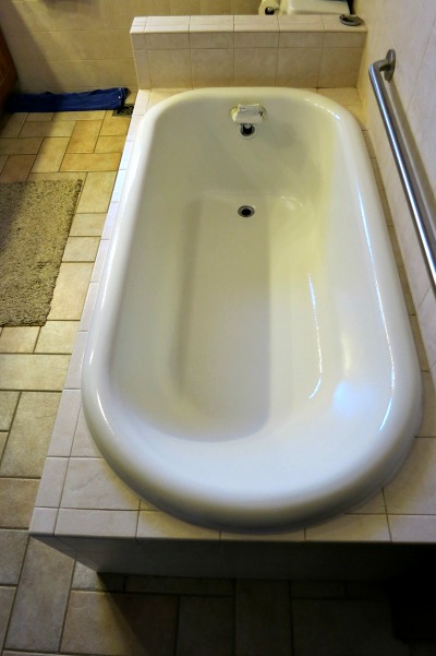 My bathtub has been refinished by a bathtub refinishing contractor