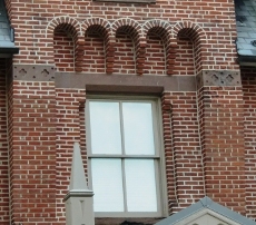 Brick defined  window indent