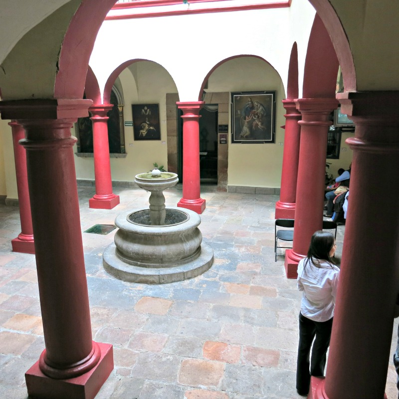 The Casa de La Zacatecana in Queretaro shows the traditional open courtyard common in Mexican House Design