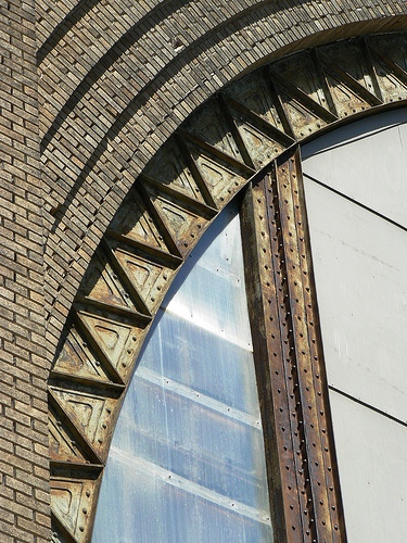 Arch on the Central Terminal in Buffalo - an Art Deco railroad terminal