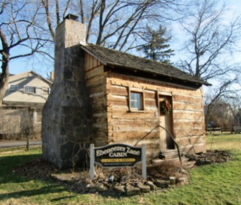 Log Cabin of Ebenezer Zane in Zanesfield, OH