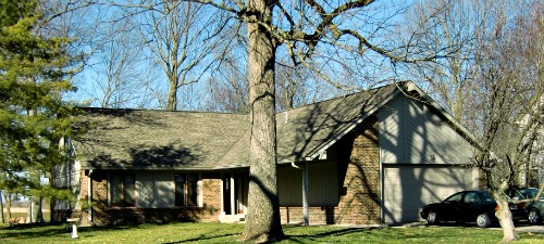 The woods near New Palestine got a lot of my business as I went looking for Ranch homes to photograph