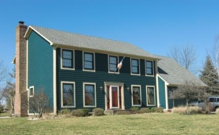 Teal home in New Palestine, Indiana