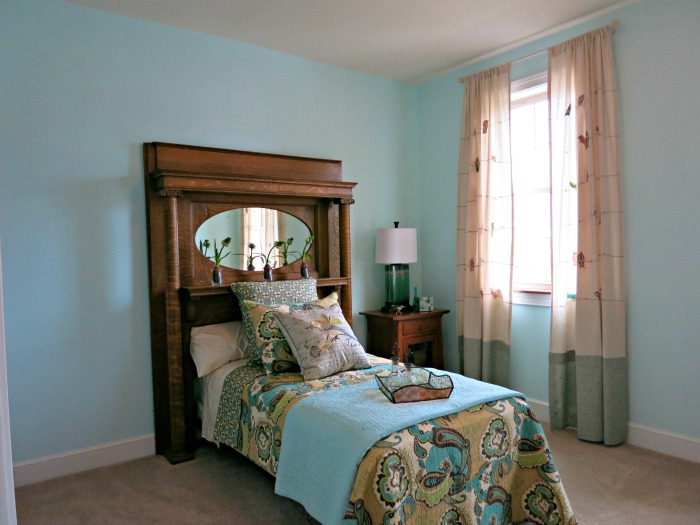 The Blue Bedroom in Prism's Neo-Georgian Home
