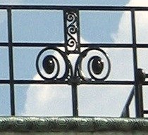 Art Nouveau balustrade on Stoclet Palac