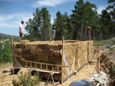 straw bale construction, alternative housing