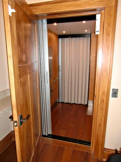 The wheelchair lift / elevator at the Universal Design Living Laboratory