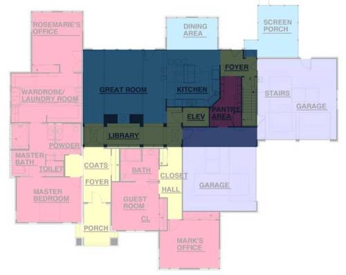 Floorplan of the Universal Design Living Laboratory