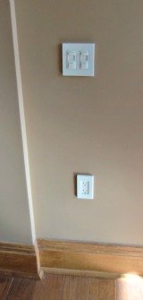 The electrical wall outlets should ride just a few inches higher in a wheelchair accessible house