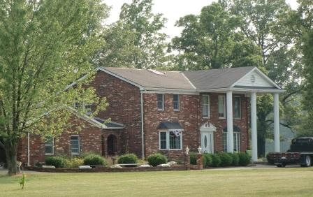 My neighbor' house  - I hope they don't read this blog